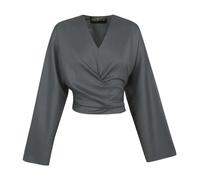 Cortana - Top oversize con scollo a V - - Blouses & Shirts - Donna - Blu - S
