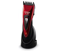 Tagliacapelli Fabrilamp Mondial MON-CR-04 senza Fili 60 min 2 Pettini Rosso