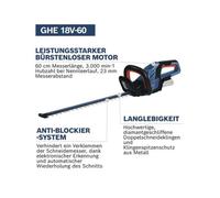 Bosch GHE 18V-60 PROFESSIONAL Lama singola 3 kg