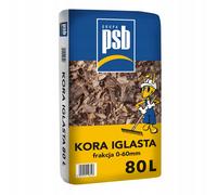 Corteccia di conifere per giardino di pini 80L 0-60mm PSB