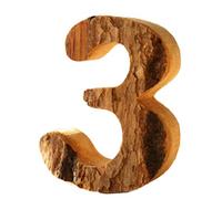 Corteccia Revival Figure legnose Figure intagliate in legno Numero Lettera Figurine Oggetti Oggetti Strumenti decorativi Union Libertà Forme rustiche Decorazioni Sala Caffè Costume S Durevole In Uso