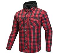 Cortech 8103-0015-08 El Camino Equitazione Flanella Giacca 2XL Rosso/Nero