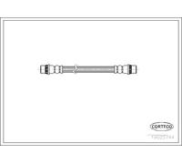Corteco Tubo flessibile del freno 19025744 assale posteriore per Citroën, Renault