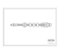 Tubo flessibile freno Assale anteriore 19031638 CORTECO per BMW 5 5 Touring 6