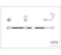 Corteco Tubo freno 19032894 Anteriore SX per Honda