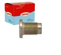 Corteco 220126S Tappo filettato, Coppa olio | Compatibile con: ALFA ROMEO 145, 146, 147, 155, 156, 156 Sportwagon, 159, 159 Sportwagon, 166, BRERA, GIULIETTA, GT, GTV