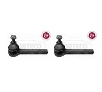 CORTECO 2x Testa Tirante Asse Anteriore Destra per Fiat Seicento / 600 187_