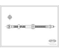 CORTECO componente freno posteriore lunghezza 440 mm 19032288