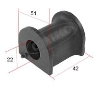 CORTECO Cuscinetto Stabilizzatore Frontale per VW Multivan 7HM 7HN 7HF 7EF 7EM
