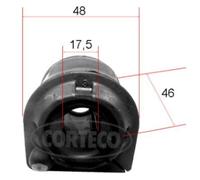 CORTECO Cuscinetto Stabilizzatore Stabili Frontale per Ford Focus II Da _ Hcp Dp