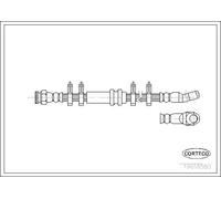 CORTECO Flessibile freno 19018580 tubo freno idraulico 452 mm anteriore
