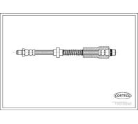 CORTECO Flessibile freno 19018896 tubo freno idraulico 520 mm anteriore