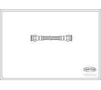 Flessibile del freno - CORTECO 19020130
