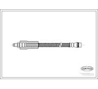 Corteco Tubo freno 19026529 – Flessibile freno assale anteriore per Renault Opel