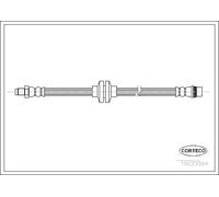 CORTECO Flessibile del freno 19033564