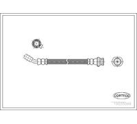 CORTECO Flessibile del freno 19035051