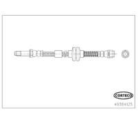 CORTECO Flessibile del freno 49384125