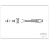 Flessibile Del Freno Corteco 19031605 per Fiat Anteriore