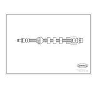 CORTECO Flessibile Del Freno Tubo Anteriore per BMW 5er Touring 6er 19031638