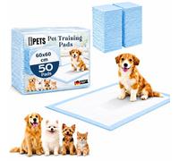 CORTES PETS Traversine Cani 60x60 cm, 50 Pz, Super Assorbenti | Tappetini igienici per cani super assorbenti e anti-perdite, ideali per addestramento cuccioli, casa, trasportino e viaggi.