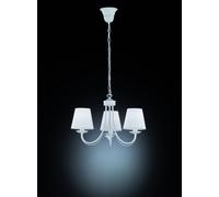 CORTEZ LAMPADARIO 3LUCI METALLO BIANCO D.45 E14
