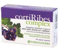 FARMADERBE cortiRibes complex 30 capsule - integratore per le articolazioni
