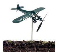 Cortile aeronautico mulino a - aereo a pinwheel aeroplano esterno, filatore di aerei vintage per giardino, portico, prato e decorazione del patio | Am