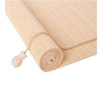 Cortina De Bambú Para Ventana Tenda A Pacchetto In Bambù Tapparella Bamboo Da Esterno 50 60 70 80 90 100 110 120 130 140 150 160cm Tende Avvolgibili Traspiranti Per Interni Esterni(White)