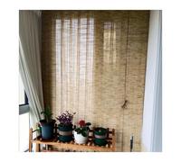 Cortina Di Bambù Filtraggio Della Luce Interni Esterni Anti-UV Tende A Rullo In Canna Adatto A Giardini Balconi Ristoranti Luoghi Di Svago All'Aperto(110Wx210H cm)