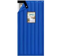 Cortina di porte termoisolante Tenda for porta in cotone multicolore, diverse misure(Blue,80cmx210cm)