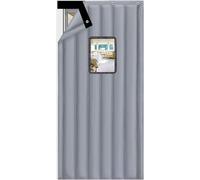 Cortina di porte termoisolante Tenda for porta in cotone multicolore, diverse misure(Grey,70cmx210cm)