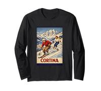 Cortina Vintage Evening Style Wool Effect Maglia a Manica
