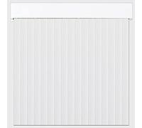 Cortinas - Tenda a strisce in plastica PVC e barra in alluminio, ideale per terrazze e verande, anti-mosche, trasparente, 210 x 90 cm