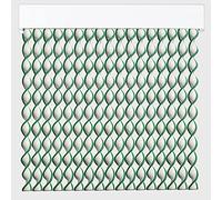 Cortinas - Tenda in corda per esterni, in plastica PVC e barra in alluminio, 72 strisce, ideale per terrazze e verande, anti-mosche, bianco-verde, 210 x 90 cm