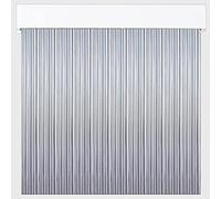 Cortine Esterne a Nastro per Porte | Plastica PVC e Barra in Alluminio, Dimensioni | PERTONI TENDE (Trasparente, Larghezza 90 cm x 210 cm Lunghezza)