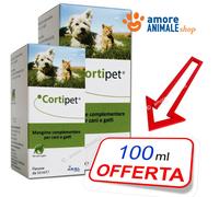 CORTIPET → 100 ml per CANI e GATTI Cura le Infiammazioni Dermatiti Allergie