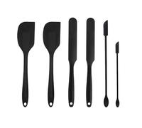 CORTNEY 6 Pezzi Mestoli Cucina Silicone, per Cottura e Miscelazione, Resistenti al Calore, Padella Antiaderente, Leccapentole Silicone, Lavabile in Lavastoviglie