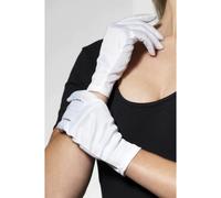 Corto Bianco Guanti Mimo Atto Babbo Natale Uomo Donna Costume Natale Accessorio