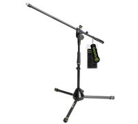 Corto Microfono Stand Con Pieghevole Treppiedi Base E 2-Point Regolazione Boom -
