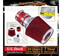 Corto RAM Aria Aspirazione Kit + Rosso Filtro per 00-06 Audi Tt / Tt 1.8L Turbo