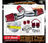 Corto RAM Aria Aspirazione Kit + Rosso Filtro per 03-08 Ram1500 5.7L V8 Hemi Due