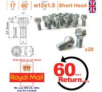 Corto Testa Bulloni per Auto Distanziale Ruota Adattatore M12x1.5 21mm Filo BMW