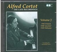 Alfred Cortot The Late Recordings Vol. 2 (CD) Album