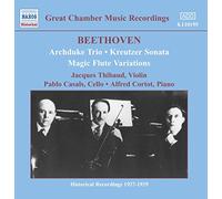 Cortot Alfred - Trio Op.97 Arciduca , Sonata Per V