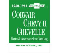 Corvair Nova E Chevy II Illustrato Parti Libro 1960 1961 1962 1963 1964 Master