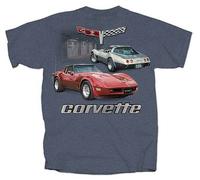 Corvette 69-72 Stingray Chevy Classico Muscle Car Chevrolet America Camicia