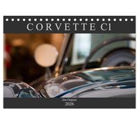 Corvette C1 - Das Original (Tischkalender 2026 DIN A5 quer), CALVENDO Monatskalender: Ästhetische Detailaufnahmen der ersten Corvette-Baureihe C1 (1953-1962)