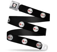 `Corvette C1 Flags Emblem Full Color Black - 1.0`` Seatbelt Belt - ... ACC NUOVO
