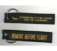 Corvette da Corsa Tean Rimuovere Prima Flüght " Take-No-Prisoners " 2-KEYRING (