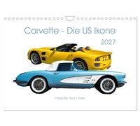 Corvette - The US icon 2027 (Wall Calendar 2027 DIN A4 landscape), CALVENDO 12 M